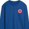 Men's - Marvel - Captain America Icon Long Sleeve Graphic T-Shirt - 2 of 4