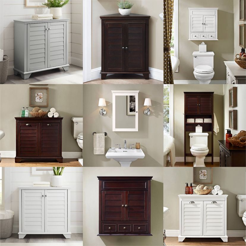 Crosley Lydia Bath Storage Collection