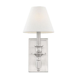 Savoy House Washburn 1 - Light Wall Light in  Satin Nickel - 1 of 1