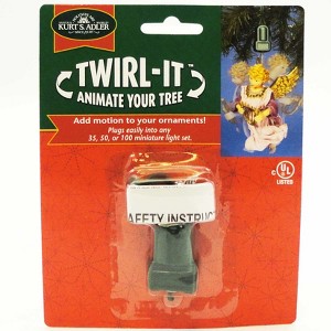 Kurt S. Adler 2.5 Inch Twirl-It Motor Animate Tree Ornament Tree Ornaments - 1 of 4