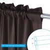 Unique Bargains Blackout Half Curtain with Adjustable Tie Back - 4 of 4