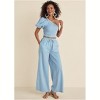 VENUS Womens Linen One Shoulder Top - 2 of 4