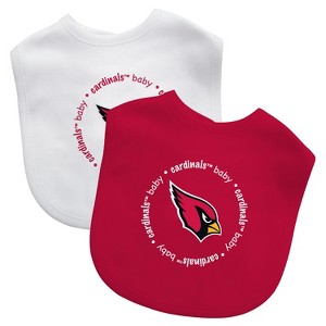 BabyFanatic Officially Licensed Unisex Baby Bibs 2 Pack - NFL Arizona Cardinals - 1 of 4