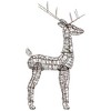 Northlight 45.5" LED Lighted Rattan Deer Outdoor Christmas Decoration - 4 of 4