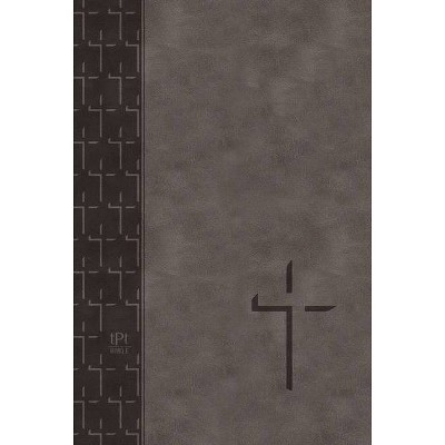 The Passion Translation New Testament (2020 Edition) Large Print Gray - by  Brian Simmons (Leather Bound)