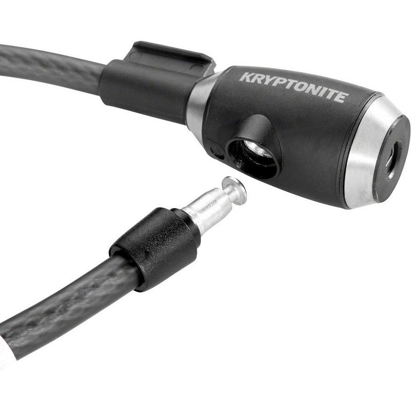 Kryptonite KryptoFlex 1265 Cable Lock With Key 2.12' x 12mm Diameter Black, 2 of 5