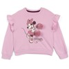 Disney Fleece Pullover Sweatshirt and Ribbed Flare Leggings Outfit Set Toddler - 2 of 4