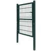 vidaXL 2D Fence Gate (Single) Green 41.7"x90.6" - 2 of 4