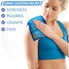 TruHealth 2 Pack Large Reusable Gel Ice Pack - For Hot & Cold Muscle Therapy, Blue - 3 of 4