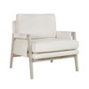 Sapphtopaz 1pc Modern Accent Chair Chenille Fabric Upholstery Lounge Chair with Cushion Seat Back, Living Room Chair Solid Wood Furniture - 4 of 4