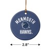 Monmouth University Official Hawks Porcelain Holiday Christmas Tree Ornament - 3 of 4