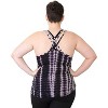Bamboobies Easy Access Nursing Tank Top, Maternity Clothes for Breastfeeding, Shibori, X-Large - 3 of 4