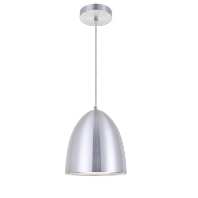 Honey Gold Aluminum Dome Pendant Light