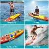 Paddle Board, 10 Ft 6 in Extra Wide Inflatable Stand-Up Paddle Board with Removable Fins, Backpack,for Adult & Youth of All Skill Levels - 3 of 4