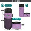 PetAmi Travel Dog Food Bag, Pet Cat Collapsible Bowls Set, Portable Foldable Waterproof Lining - 3 of 4
