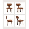 TackView Modern Dining Chairs Set of 2, Upholstered Kitchen Chairs, with Hardwood Frame for Dining Room - 3 of 4