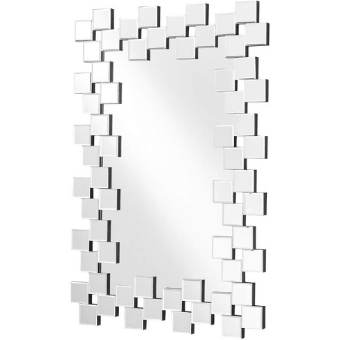 Elegant Lighting Sparkle 31.5 In. Contemporary Rectangle Mirror In ...