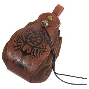 HMS Leatherlike Old Ages Satchel Adult Costume Accessory | Belt Loop - 1 of 4