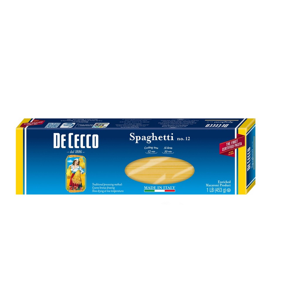 UPC 024094070121 product image for De Cecco Spaghetti Pasta - 16oz | upcitemdb.com