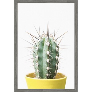 Amanti Art Spikey Cactus by Kathrin Pienaar Canvas Wall Art Print Framed - 1 of 4
