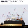 Plastic Tablecloth Disposable, Tablecloths for Rectangle Tables 54 inch. x 108 inch. Fits Tables Up to 8 Feet, Table Cloth for Party - SparkSettings - 4 of 4