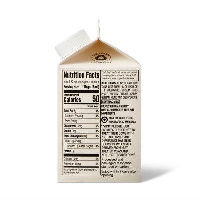 Heavy Whipping Cream - 16 fl oz (1pt) - Good & Gather™, 3 of 7