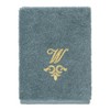 Linum Home Textiles 100% Turkish Cotton MONICA Gold Thread 3PC Embellished Towel Set - 4 of 4