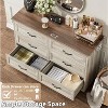 Nasitip Farmhouse Drawers Dresser ,Chest of Drawers,Wooden Dresser,Storage Organizer Dresser for Bedroom,Living Room - 4 of 4