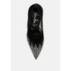 High Ball Mesh Rhinestone Stiletto Women Pumps - 4 of 4
