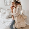 Luli Bebe Monaco Diaper Bag Backpack, Made from Luxury Materials with Stylish Exterior, Spacious Interior for all Baby Products - 4 of 4