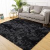 Fluffy Runner Rug Soft Shag Plush Area Rug Non-Slip Nursery Dorm Fuzzy Bedside Rug Kids Room Home Decor Tie-Dye - 3 of 4