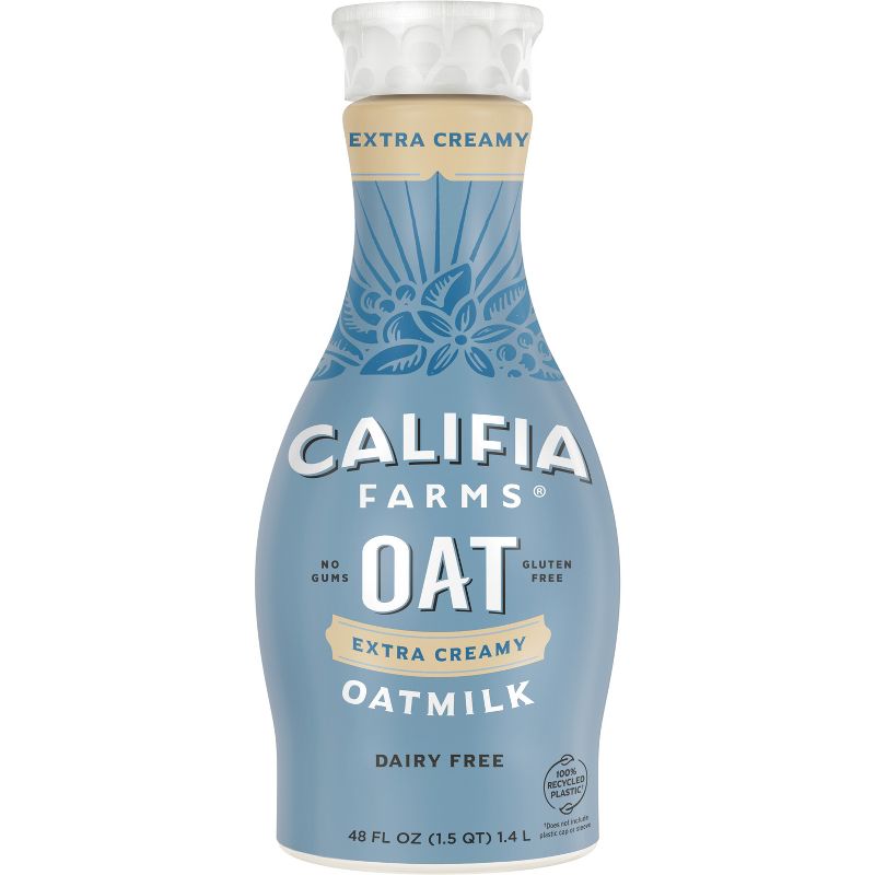 Califia Farms Extra Creamy Oat Milk - 48 fl oz, 1 of 7