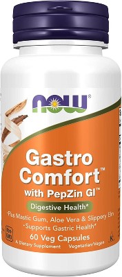 Gastro Comfort with PepZin GI by Now Foods  -  60 VegCap