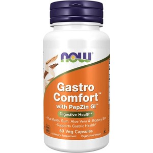 Gastro Comfort with PepZin GI by Now Foods  -  60 VegCap - 1 of 3