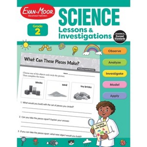 Science Lessons and Investigations, Grade 2 Teacher Resource - by  Evan-Moor Educational Publishers (Paperback) - 1 of 1