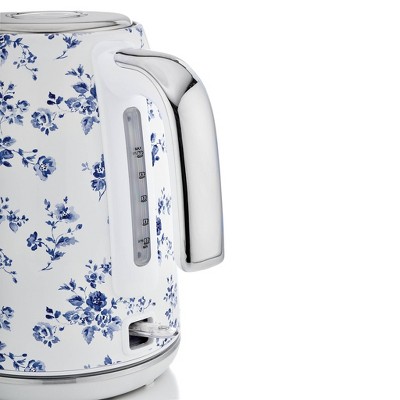 Laura Ashley China Rose Stainless Steel Electric Jug Kettle