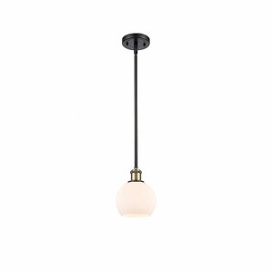 Athens - 1 Light Mini Pendant In Industrial Style-7.88 Inches Tall and 6 Inches Wide - 1 of 1