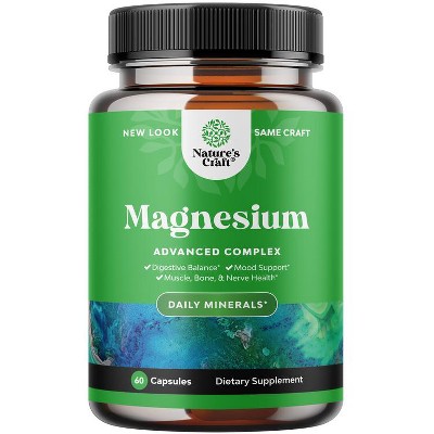 Magnesium Advanced Complex, Nature's Craft, 60 Capsules