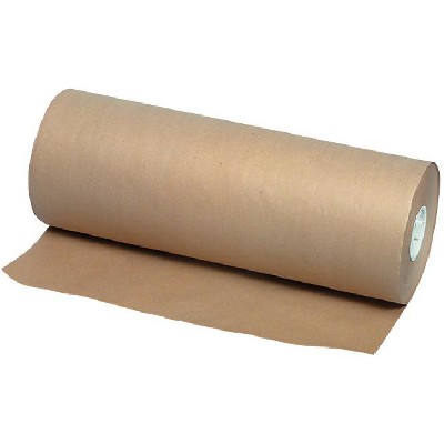 School Smart Butcher Kraft Paper Roll, 40 lbs, 24 Inches x 1000 Feet, Brown