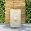KHOMO GEAR Panther Series - Heavy Duty Outdoor Black Smoker Cover Protector 17" x 20" x 35.5" - Beige - 2 of 4