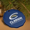 Clarion University Foundation Primary Logo Porcelain Scalloped Holiday Christmas Tree Ornament  2.8" (7.1 cm) - 4 of 4