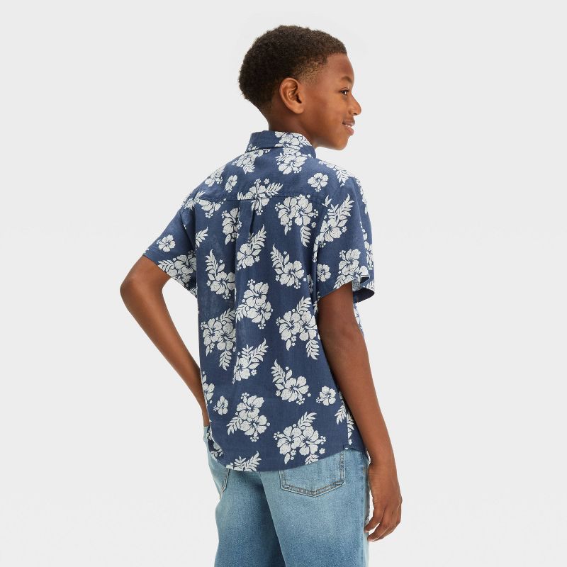 Boys' Woven Short Sleeve Button-Down Shirt - art class™, 3 of 7