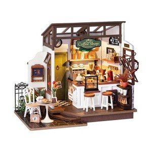 ROBOTIME Miniature House kit Birthday Gifts for Adult Boys & Girls, 9.8"*6"*7.7" - 1 of 4