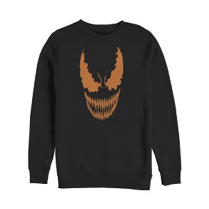 Men's Marvel Halloween Venom Scary Face Costume Sweatshirt - 1 of 3