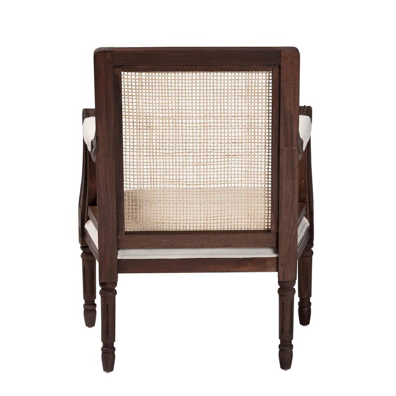 bali &#38; pari Desmond Fabric and Wood Accent Chair, 5 of 10