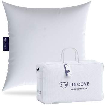 Lincove Throw Pillow Insert - Canadian-Made, 100% Cotton, Down-Alternative, Hypoallergenic - Decor Pillow, 1 Pack