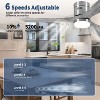 Wanze of Ocean 52 In. 3-Blade Wood Indoor Ceiling Fan with Light and Remote, Dimmable, Reversible DC Motor, Memory Function - 4 of 4
