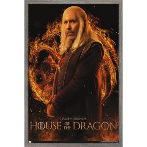 Trends International House of the Dragon - Viserys One Sheet Framed Wall Poster Prints - 1 of 4