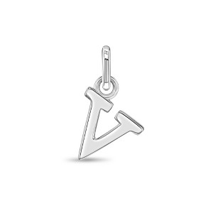 Girls' Initial Letter Sterling Silver Charm - In Season Jewelry - 1 of 4