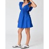 Women's Audrey Tie Back Ruffle Mini Dress - PAPERMOON - 2 of 4